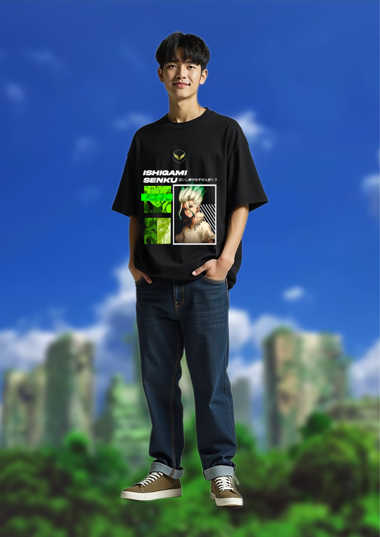 Dr. Stone Ishigami Senku Edition OverSized T-Shirt