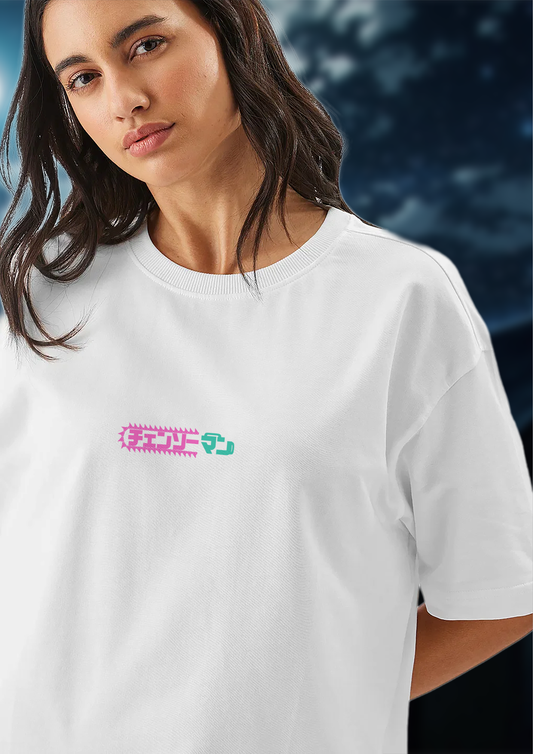 Starling Oversized Anime T-Shirt – Power Edition (Chainsaw-Inspired)