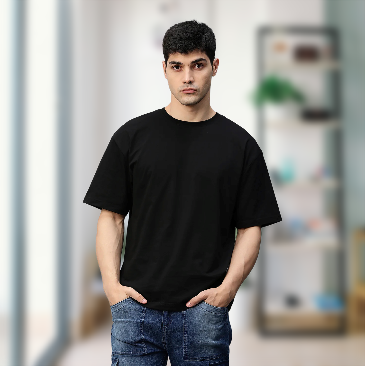 Black Oversized T-Shirts