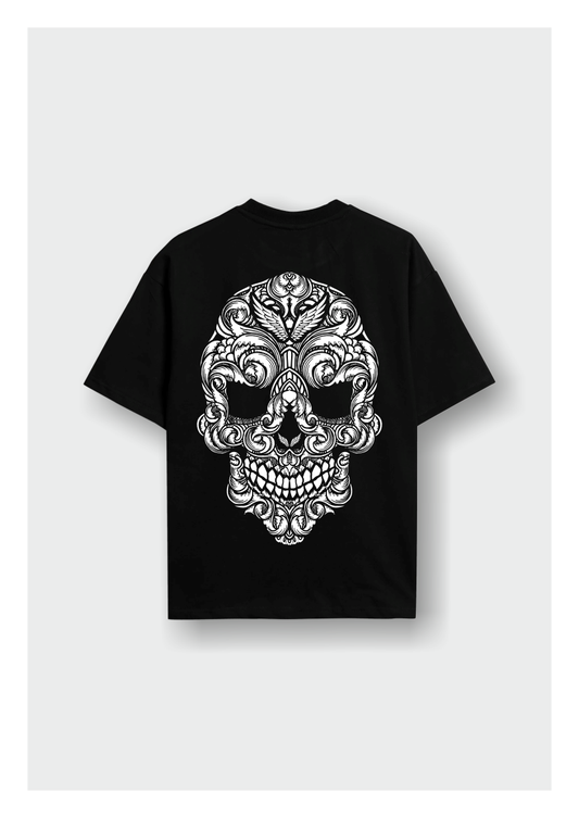Baroque Skull Oversized T-Shirt