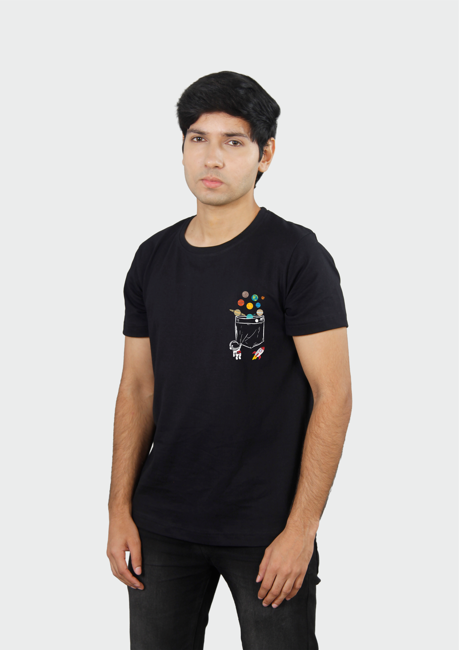 Black Regular Fit T-Shirts