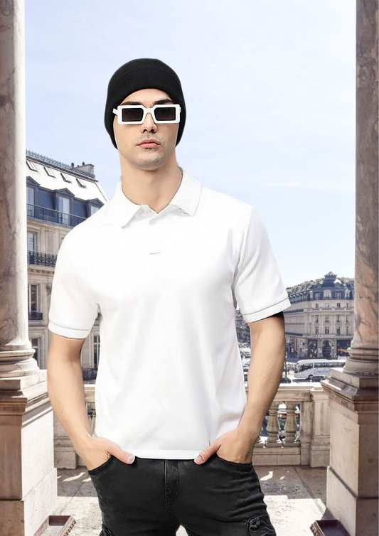 Starling Apparel’s Signature Modal Cotton Polo T-Shirt