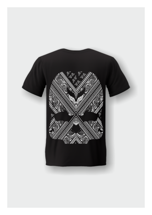 Skull Paisley Regular Fit T-Shirt