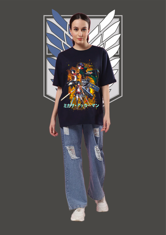 Mikasa Ackerman Oversized T-shirt