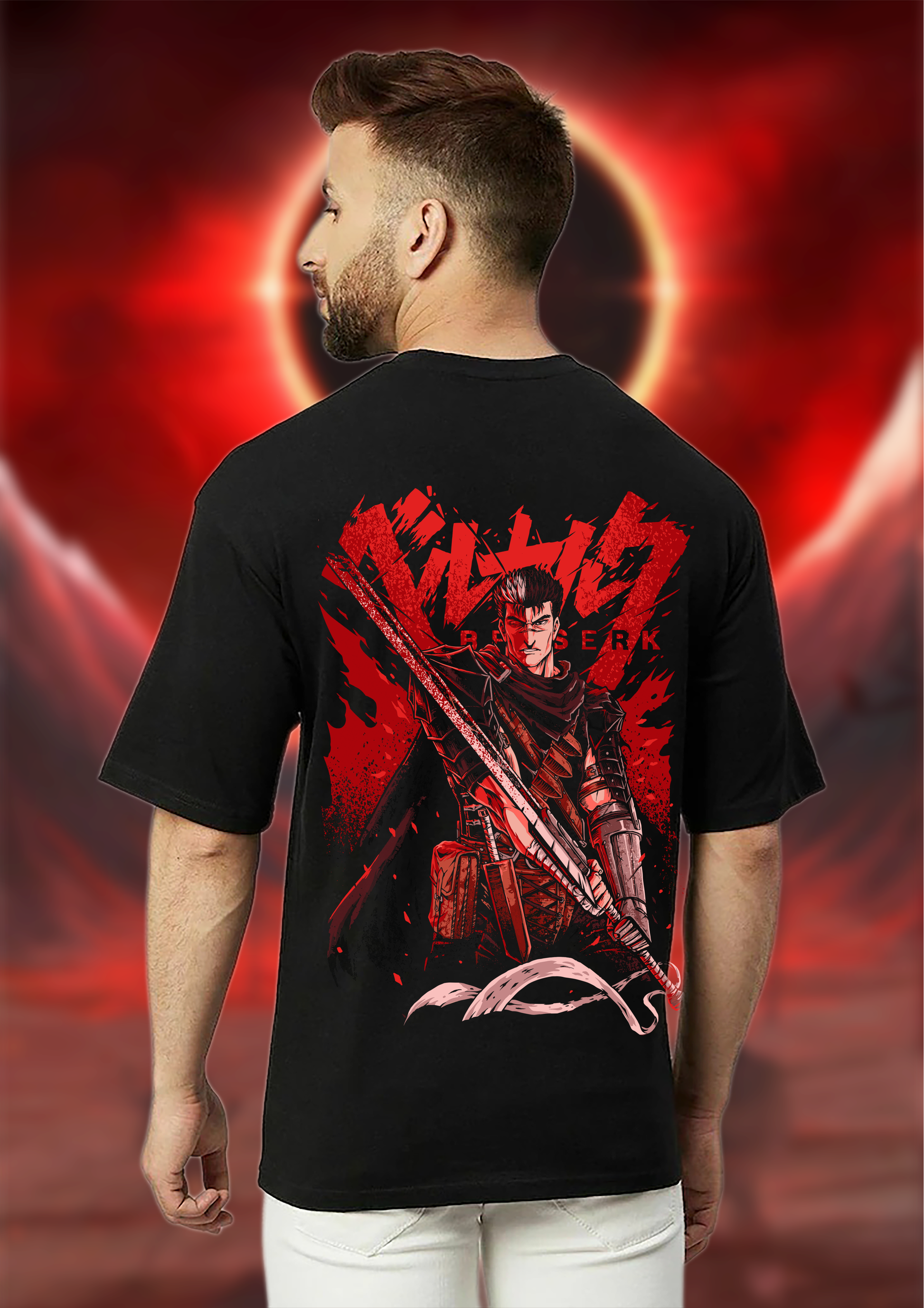 Berserk Guts Eclipse Edition OverSized T-Shirt – Starling