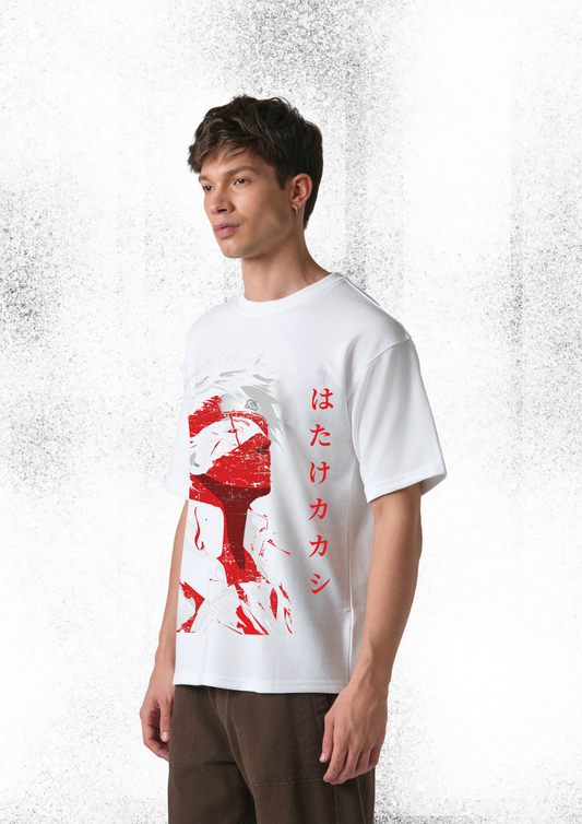 Kakashi Hatake Red Ink Edition OverSized T-Shirt
