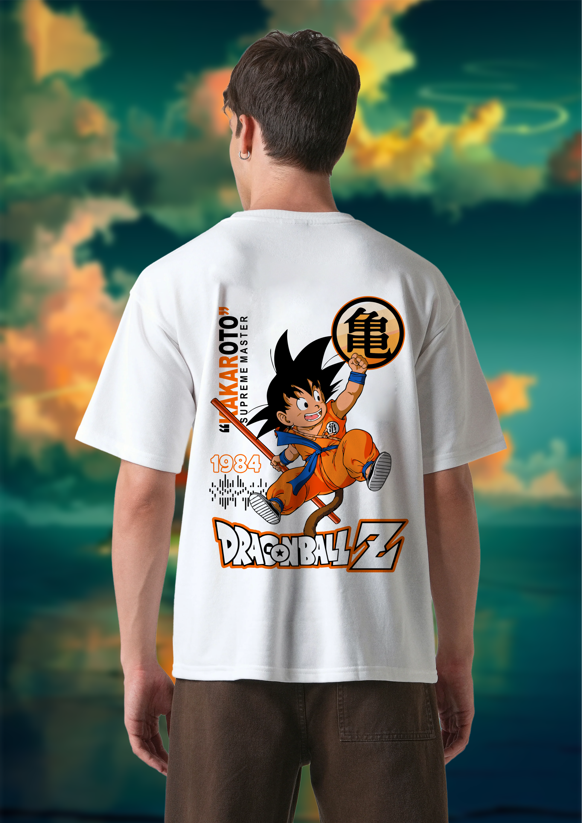 Dragon Ball Z Kid Goku 1984 Edition OverSized T-Shirt