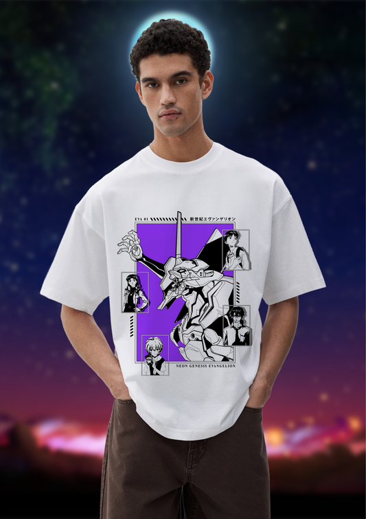 Neon Genesis Evangelion EVA Unit-01 Edition OverSized T-Shirt