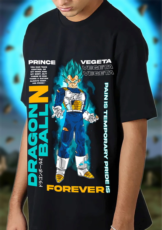 Dragon Ball Z Vegeta Pride Edition OverSized T-Shirt