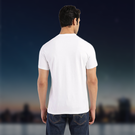 Starling Essentials – Solid White Regular Fit T-Shirt